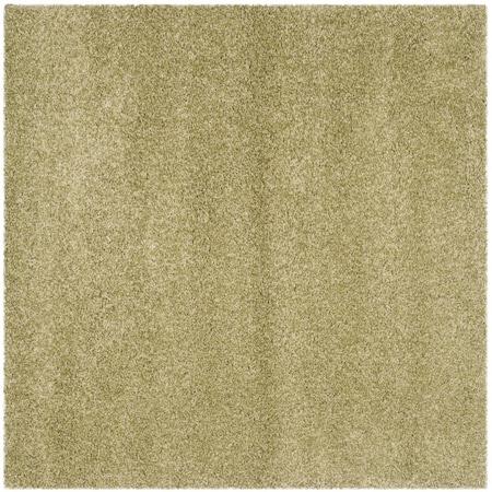 Safavieh 3 x 3 ft. Shag Power Loomed Square Area Rug, Green SG151-5252-3SQ